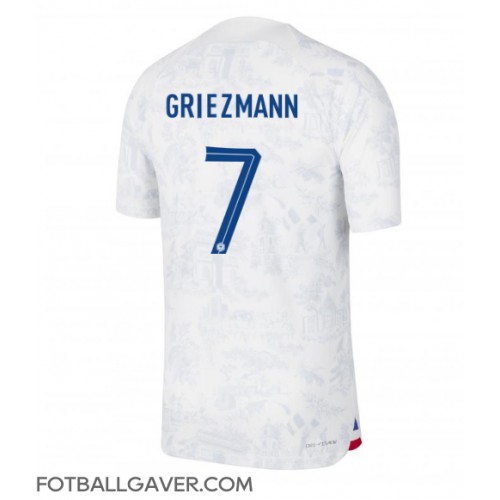 Frankrike Antoine Griezmann #7 Fotballklær Bortedrakt VM 2022 Kortermet